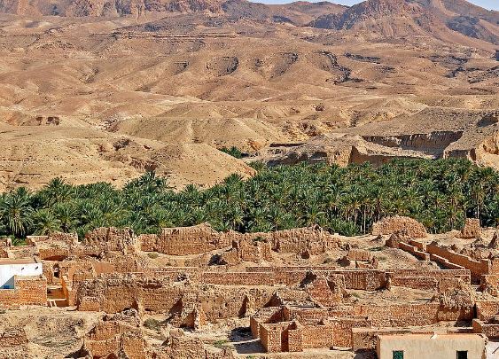 Le village ancien de tamerza tunisie