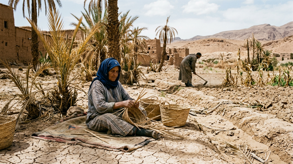 Le changement climatique impacte la production agricole et les ressources pour l’artisanat